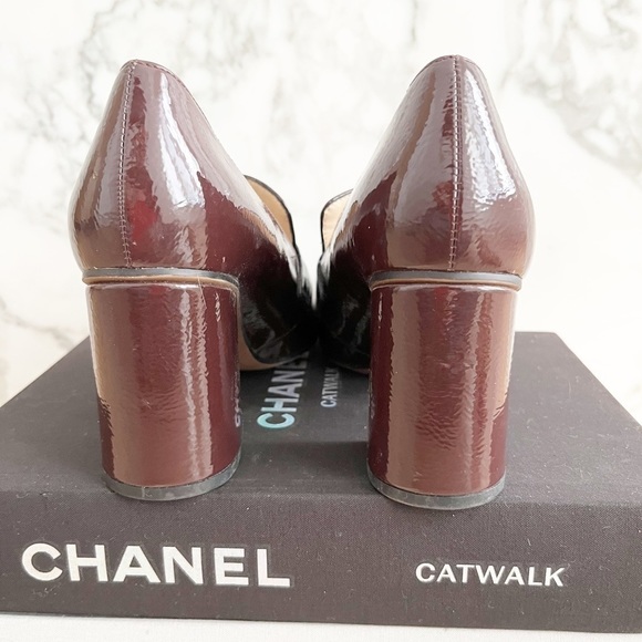 BNWT Franco Sarto Patent Block Heel Dress Loafer - Picture 5 of 10